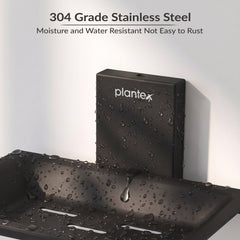 Plantex 304 Grade Stainless Steel Bathroom Soap Holder/Wall Mounted Soap Holder/Soap Dish Stand/Bathroom Accessories - Crystal (Black)-4