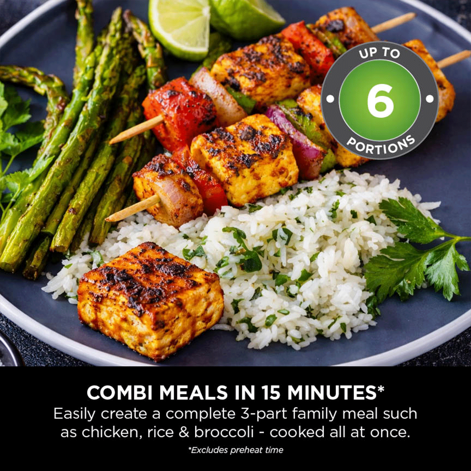 Ninja Combi 14-in-1 Multi-Cooker, Oven & Air Fryer (SFP701IN) | 12.5L, 3-Part Meals in 15 Mins