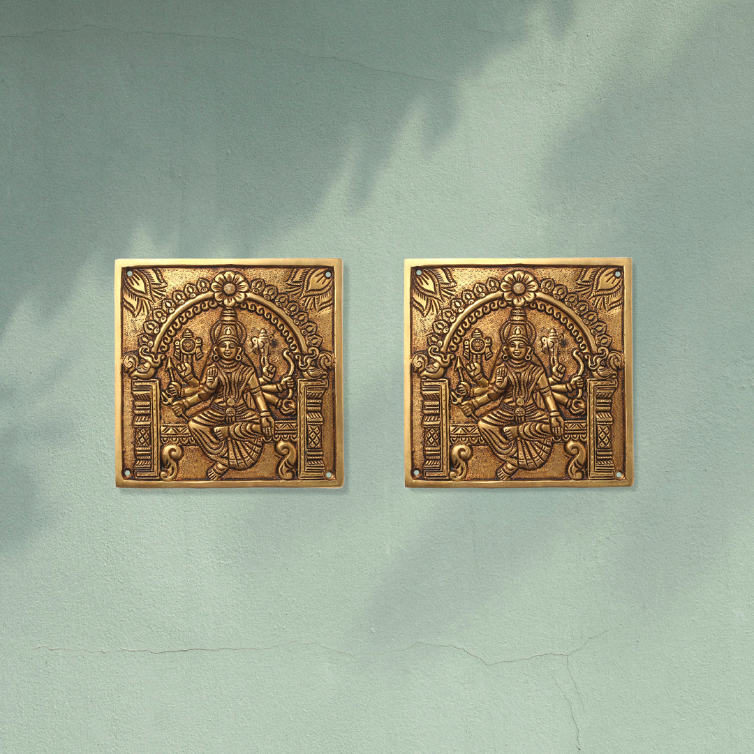 Brass Superfine Ashtalakshmi Wall Hanging Set