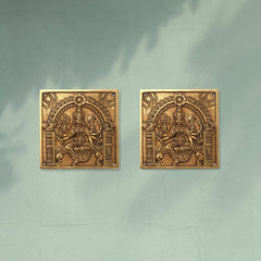Brass Superfine Ashtalakshmi Wall Hanging Set