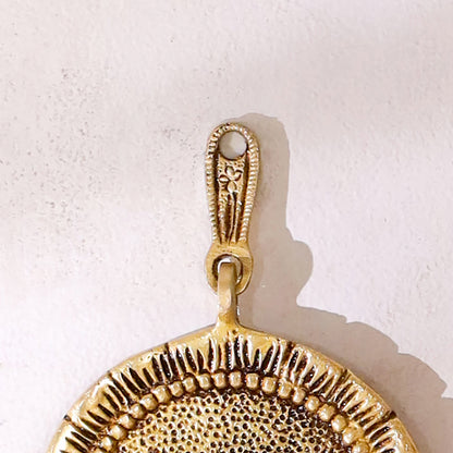 Brass "Shubh Labh" Hanging Bells Wall Decor – Pair