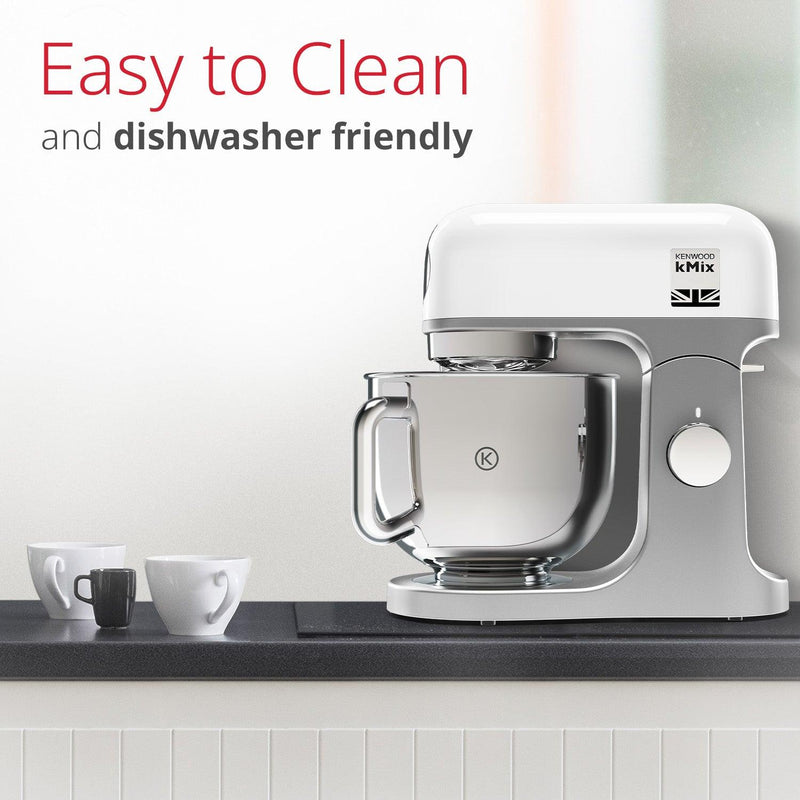 Kenwood kMix Stand Mixer for Kitchen | KMX750WH | 1000W | 5L Mixing Bowl | Metal Body | 1-Year Warranty | Free Installation