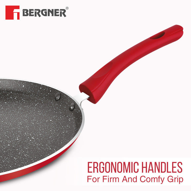 Bergner Bellini Plus Non-Stick 4 Pcs Cookware Set - Induction Bottom