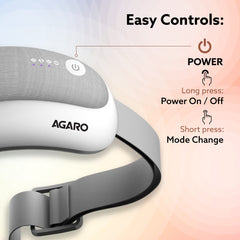 AGARO Elite Eye Massager with Air Compression, Rechargeable, Heat & Vibration-5