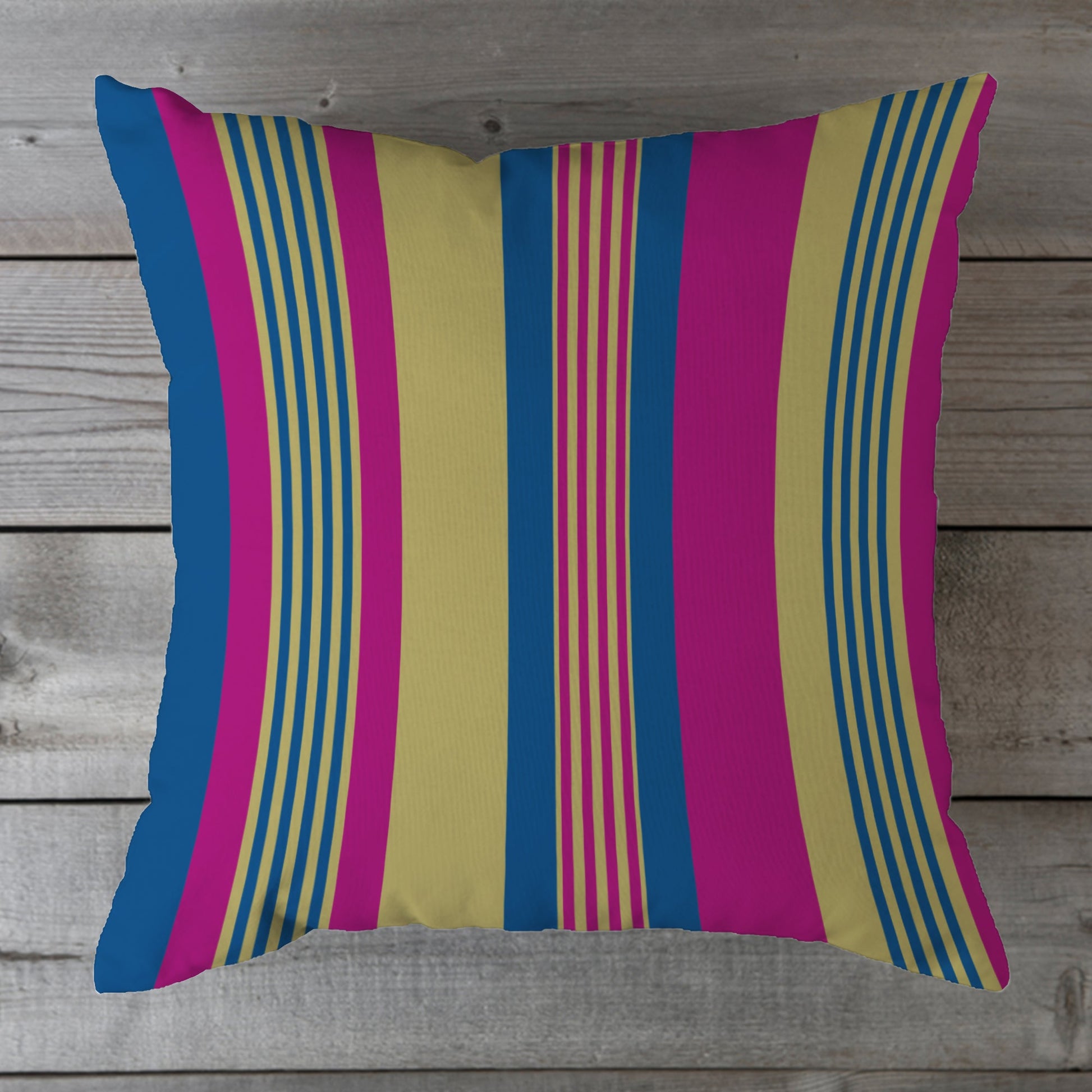 Outdoor Fabric Stripe Pillow Shade No 5