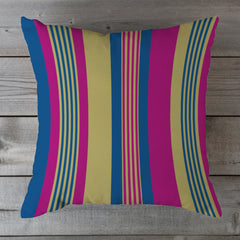 Outdoor Fabric Stripe Pillow Shade No 5