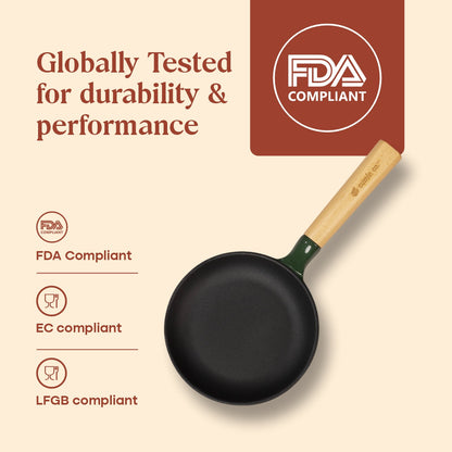 No. 6 Enamel Cast Iron Pan (16cm)