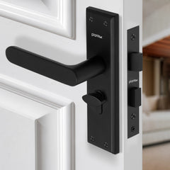 Plantex Door Lock Set - Main Door Lock Plate Handle Set/Mortise Lock with 3 Keys/Lock Body and Cylinder - Pack of 1 (OHMH-81, Z-Black)-6