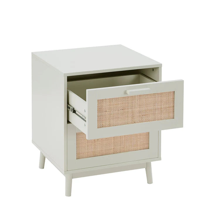 Canora 2 Drawer Bedside Table