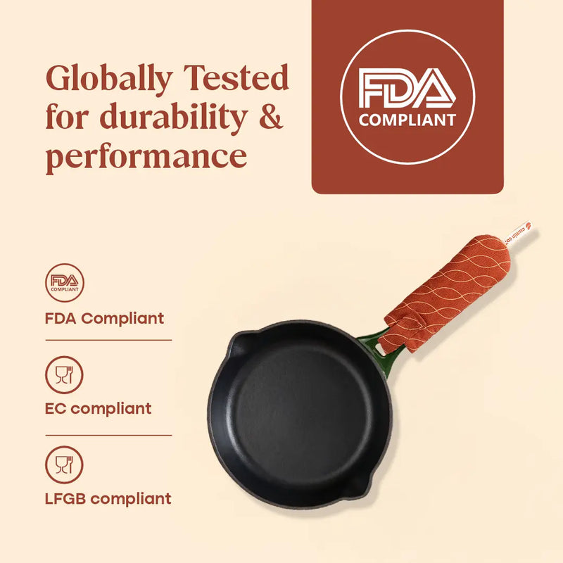 No. 8 Enamel Cast Iron Pan (20cm)