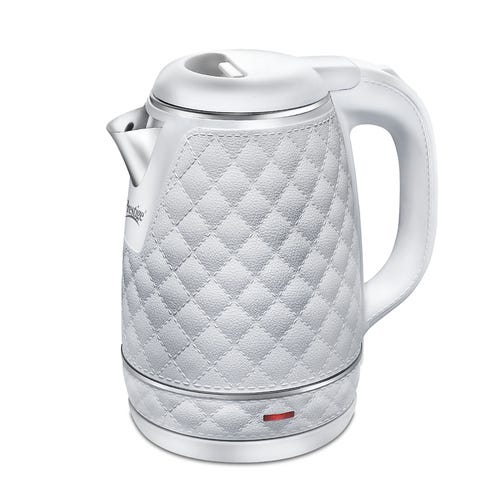 Prestige PKCT 1.5 Litre Electric Kettle with Designer Cool Touch Exterior| Stainless Steel Inner Body| Dry Heat Protection|White