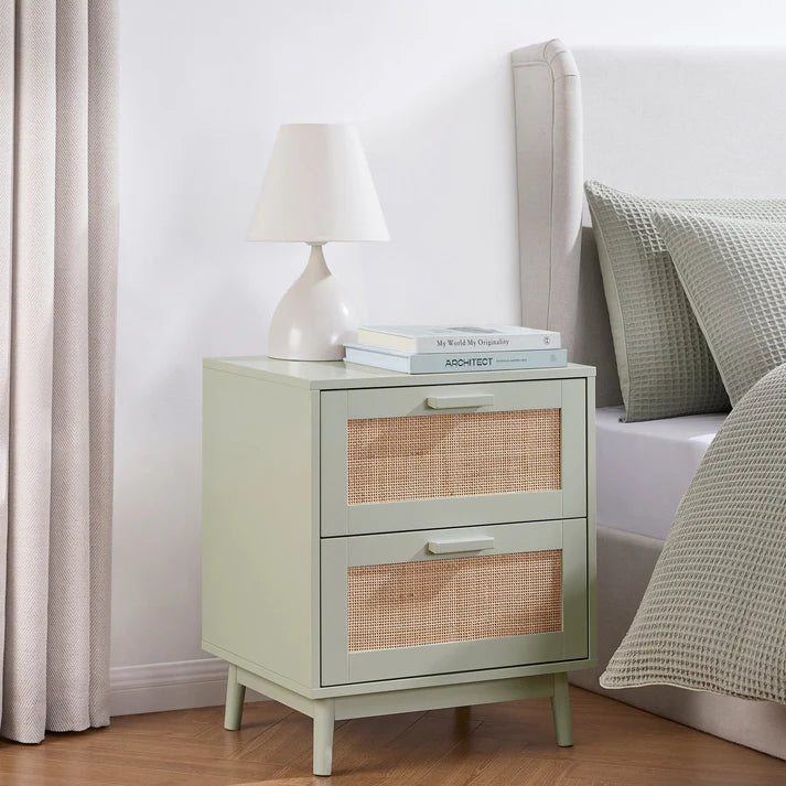 Canora 2 Drawer Bedside Table