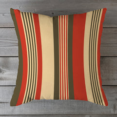 Outdoor Fabric Stripe Pillow Shade No 6