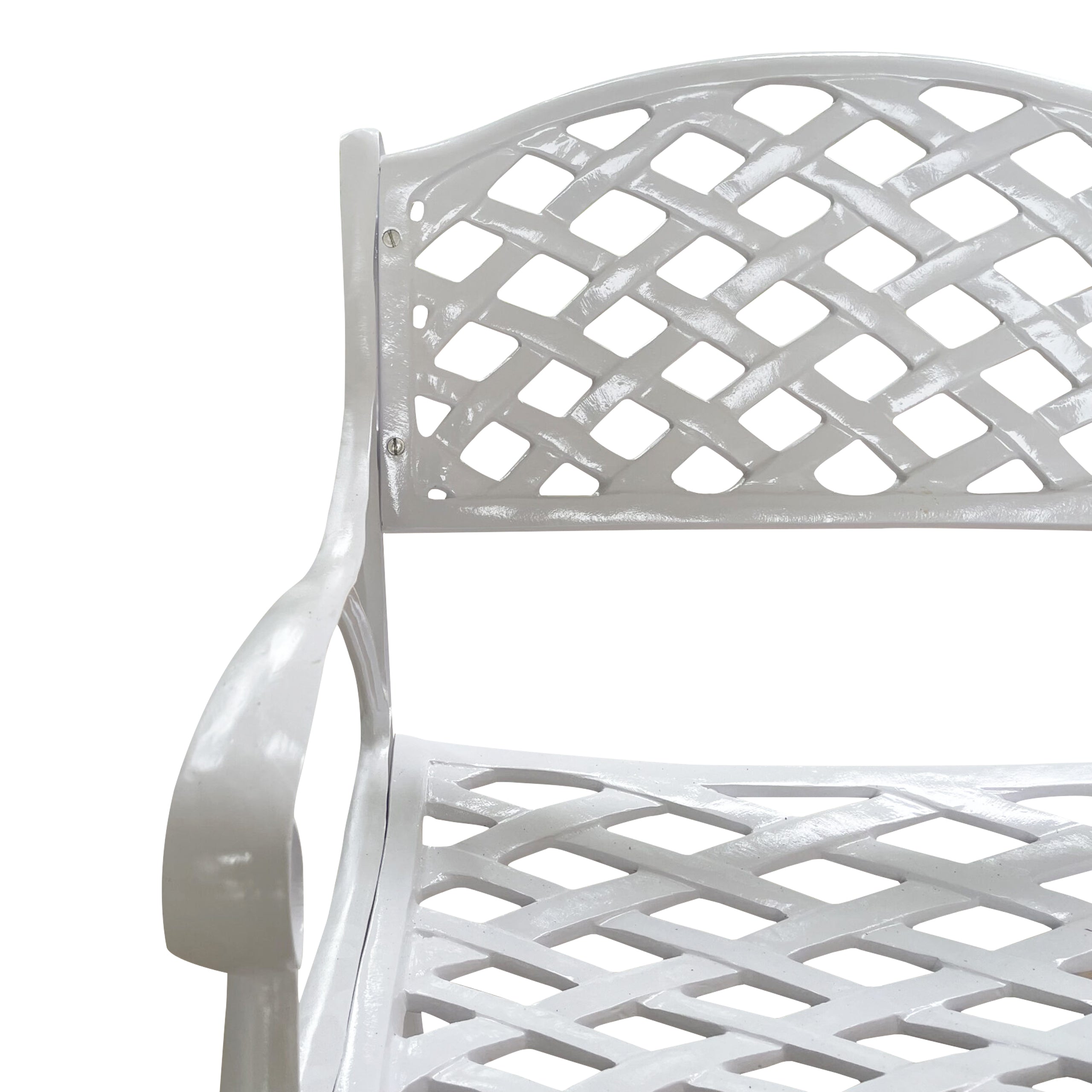 Ferri Cast Aluminium Garden Patio Single Seater Chair
