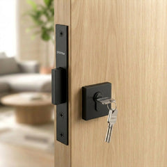 Plantex Dead Lock for Main Door/Lock with Brass 70mm Cylinder with Lock Body and 3 Computerized Keys - Pack of 1 (Z-Black)-2