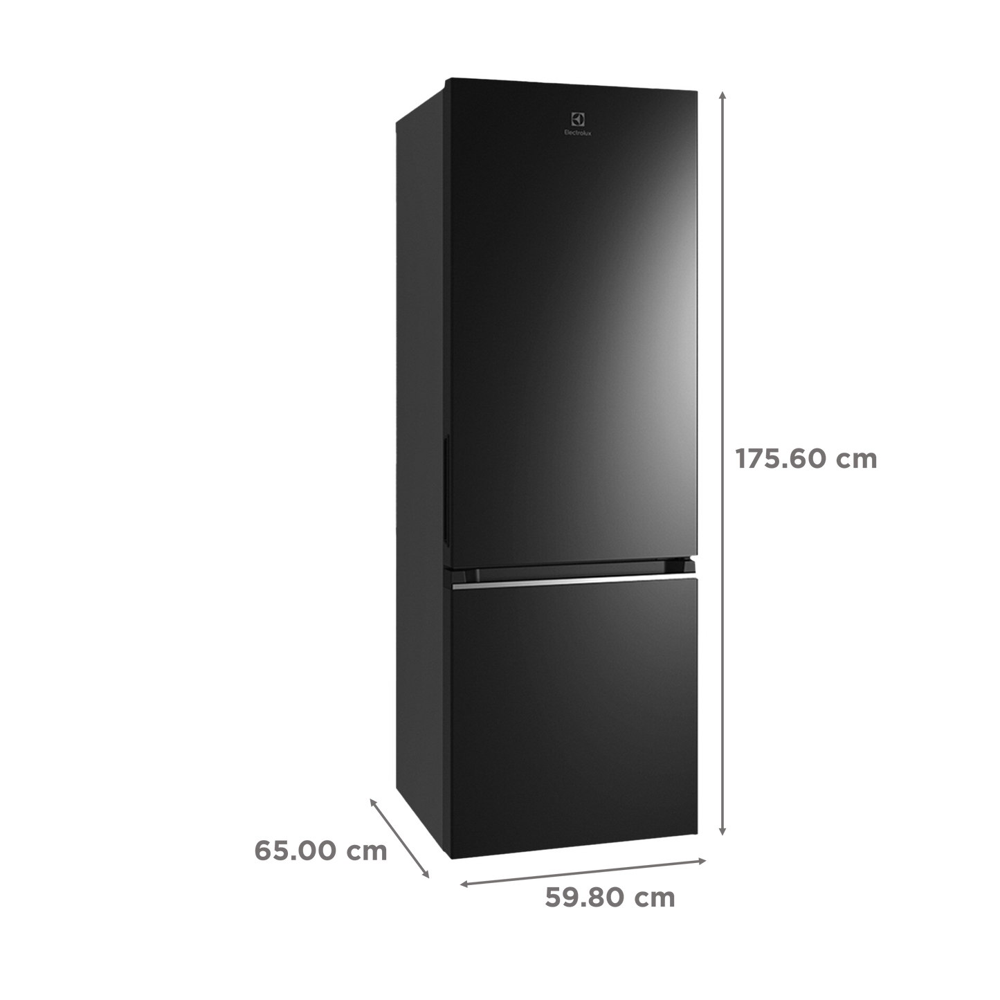 Electrolux UltimateTaste 300 335 Litres 1 Star Frost Free Double Door Bottom Mount Refrigerator with Door Alarm (EBB3702K-H, Glossy Black Steel)