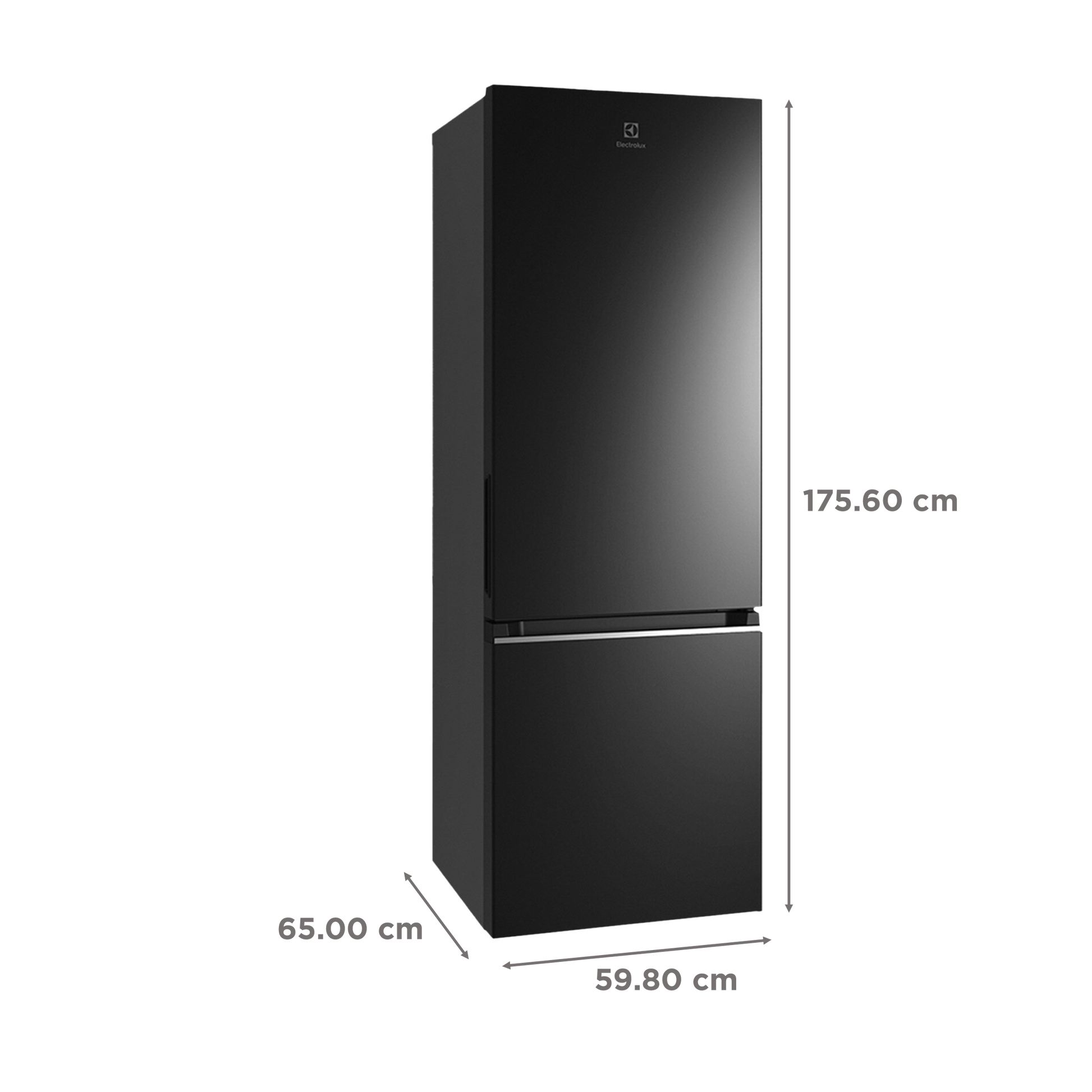 Electrolux UltimateTaste 300 335 Litres 1 Star Frost Free Double Door Bottom Mount Refrigerator with Door Alarm (EBB3702K-H, Glossy Black Steel)
