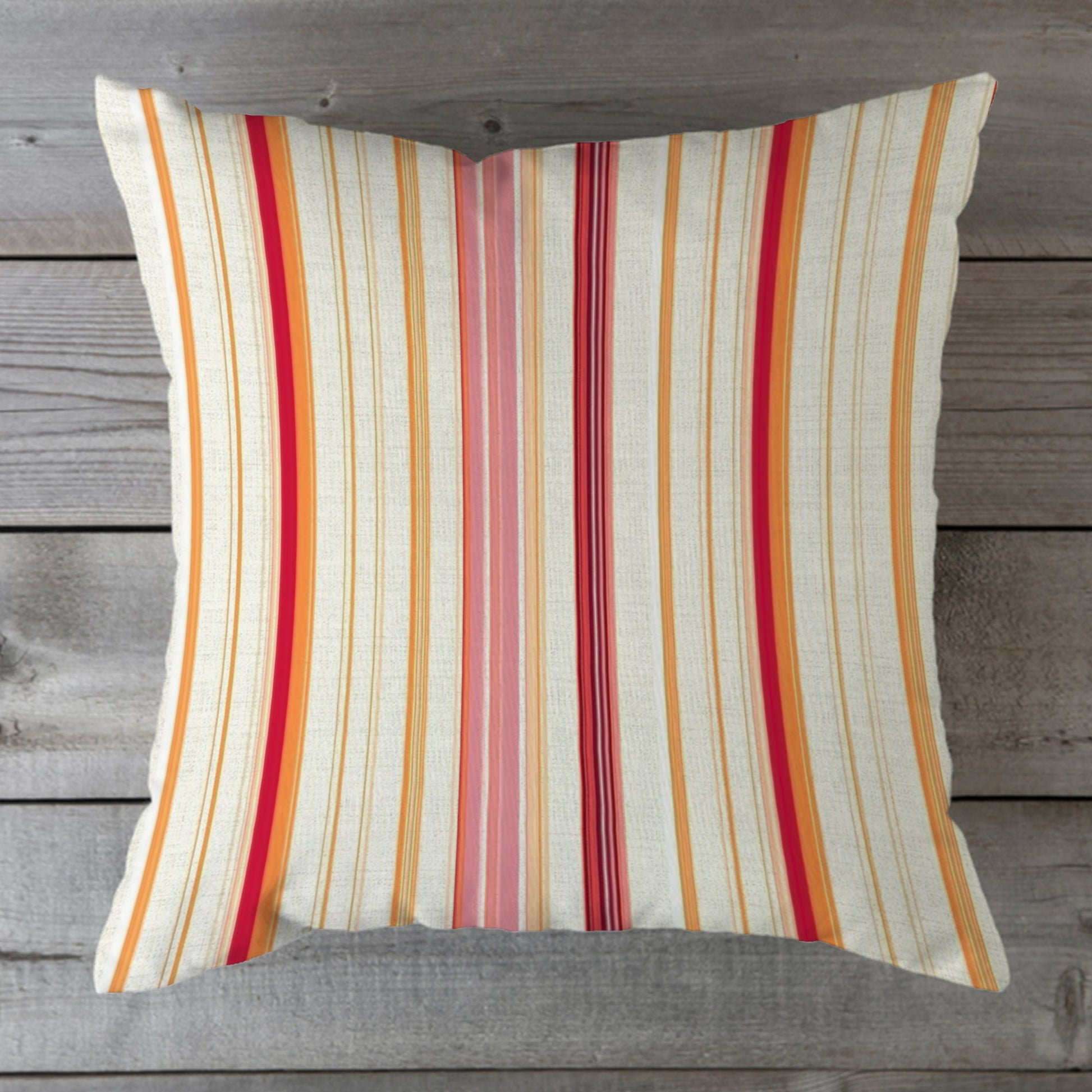 Outdoor Fabric Stripe Pillow Shade No 7