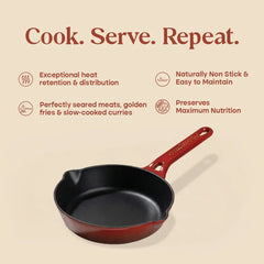 No. 8 Enamel Cast Iron Pan (20cm)