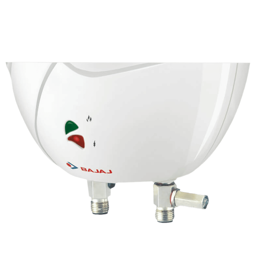 BAJAJ Flora 3 Litre 4 Star Vertical Instant Geyser with Swirl Flow Technology (White)