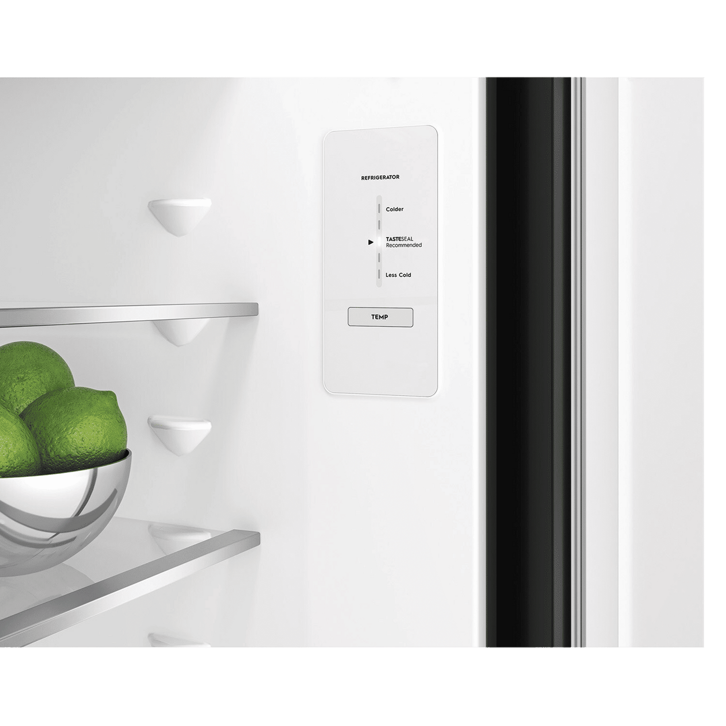 Electrolux UltimateTaste 300 341 Litres 2 Star Frost Free Double Door Refrigerator with Door Alarm (ETB3700K-H, Glossy Black Steel)