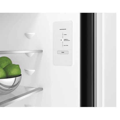 Electrolux UltimateTaste 300 341 Litres 2 Star Frost Free Double Door Refrigerator with Door Alarm (ETB3700K-H, Glossy Black Steel)