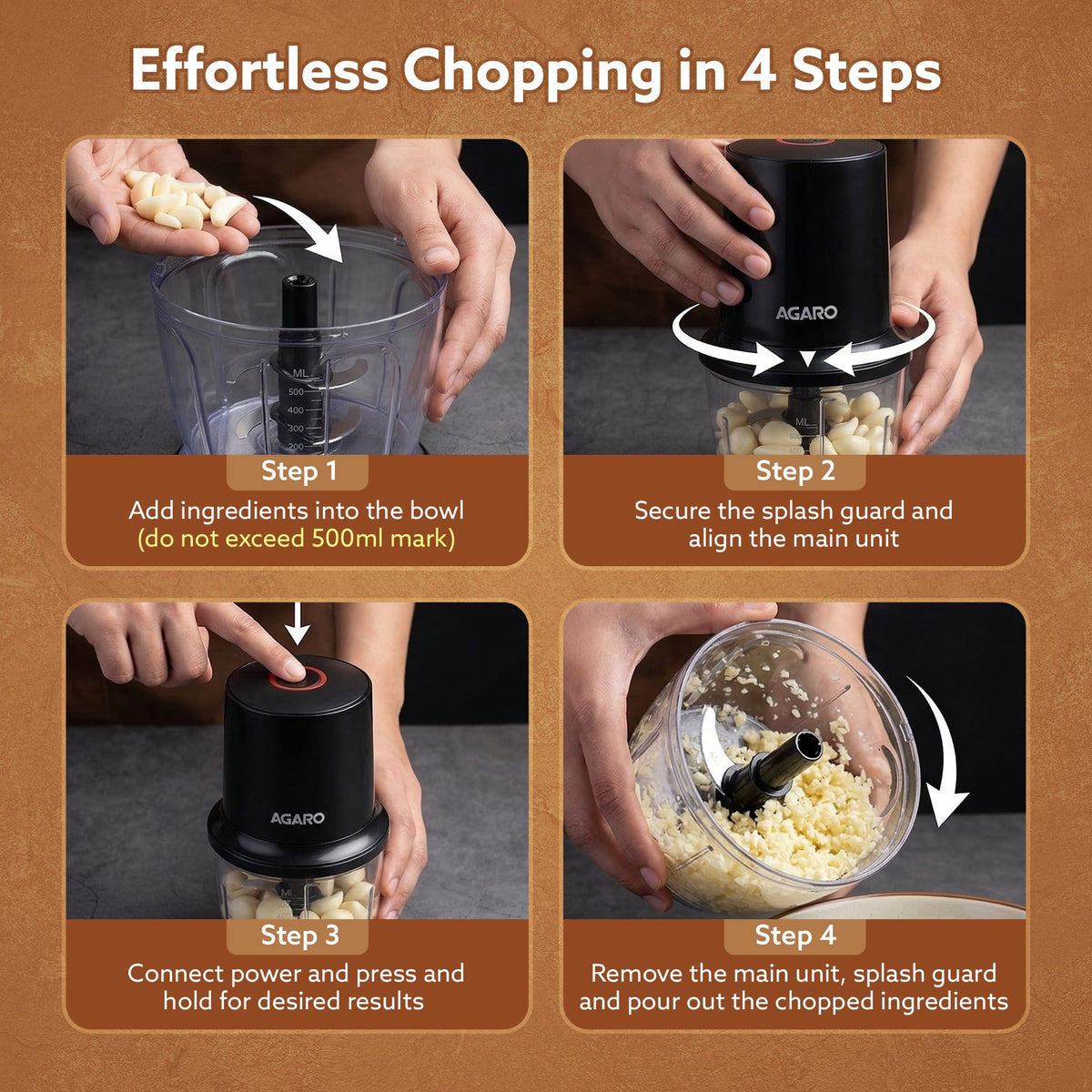 AGARO Elegant Vegetable Chopper