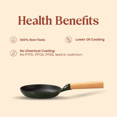 No. 6 Enamel Cast Iron Pan (16cm)