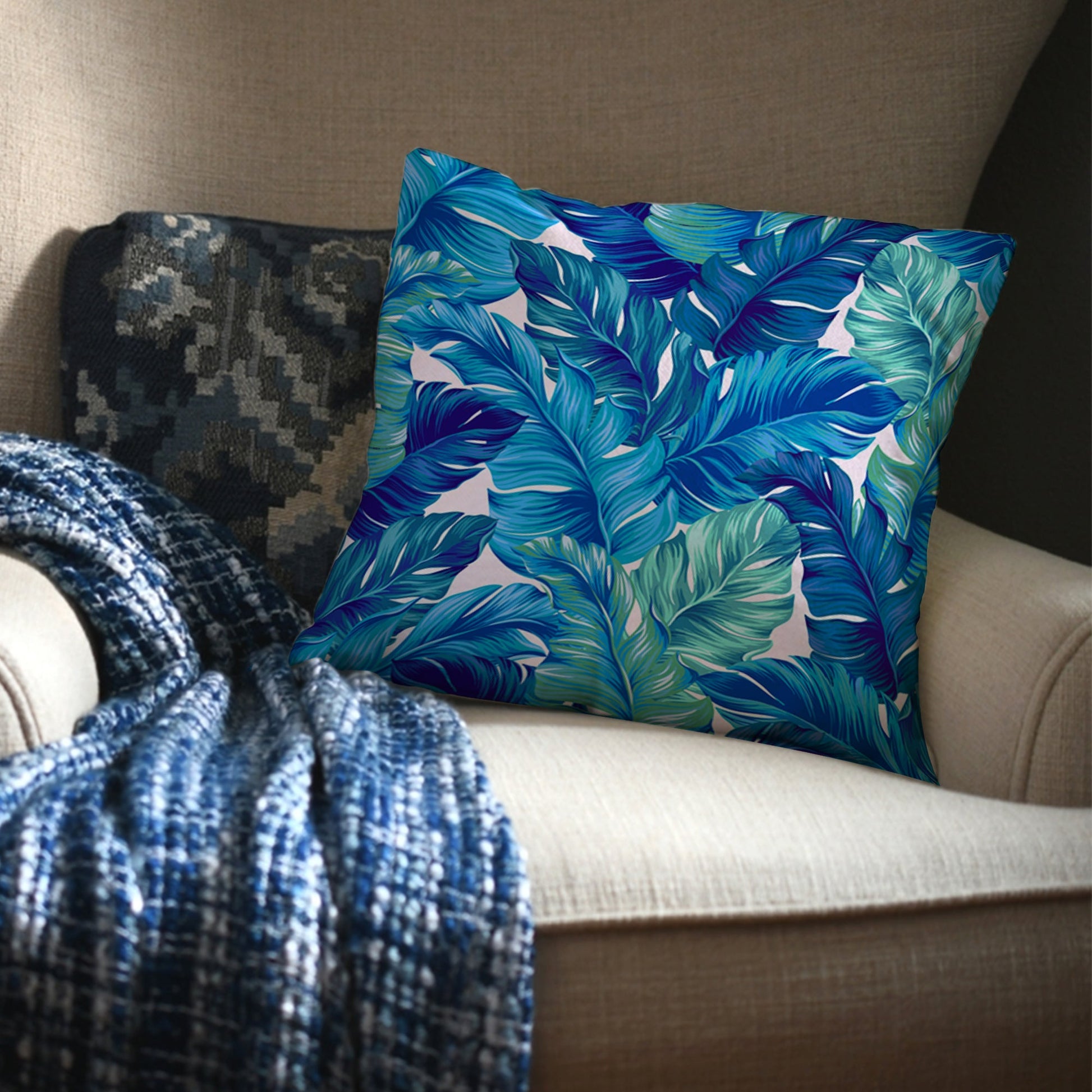 Outdoor Fabric Print Pillow 08