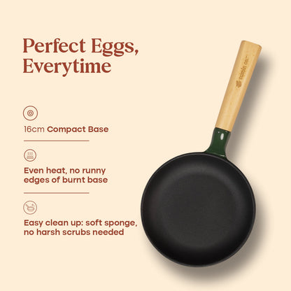 No. 6 Enamel Cast Iron Pan (16cm)