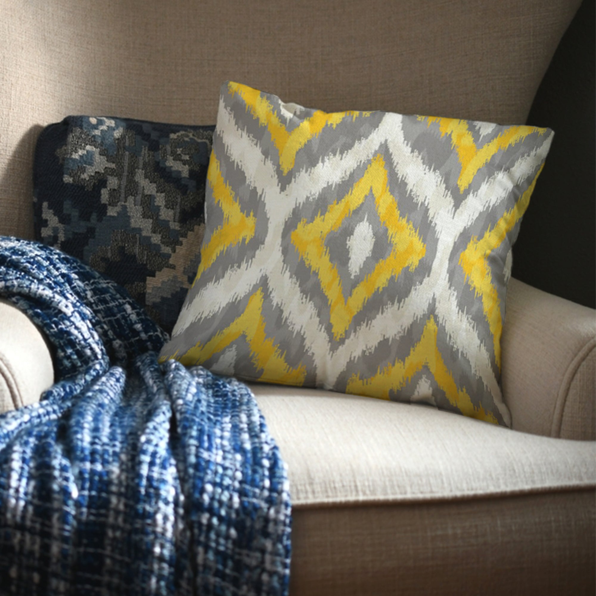 Outdoor Fabric Print Pillow 09