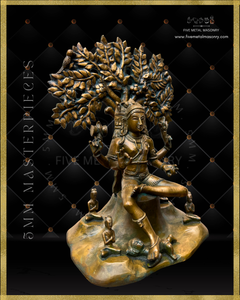 Dakshinamurti Shiva Panchaloha Bronze Icon - 13"-  Masterpieces Collection