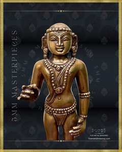 Dhandayudhapani Murugan Panchaloha Bronze Icon - 13" with arch - Masterpieces Collection