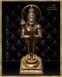 Hanuman Panchaloha Bronze Icon - 18"-  Masterpieces Collection