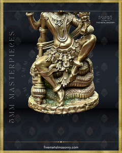 Vaikunta Narayana Panchaloha Bronze Icon - 4"-  Masterpieces Collection