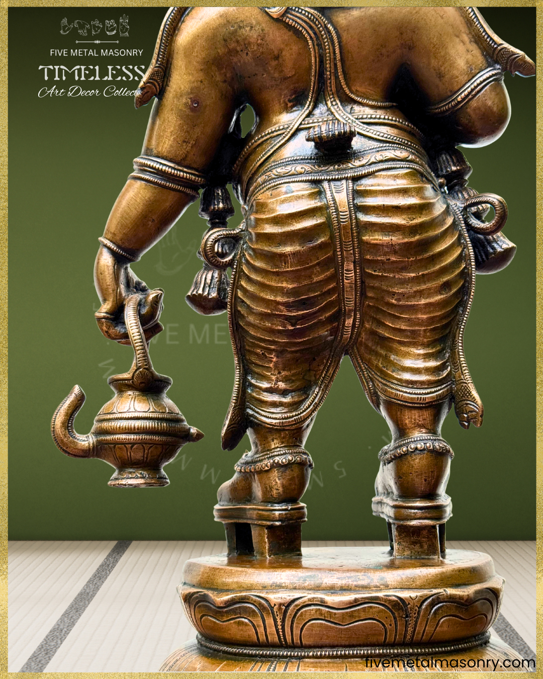 Mappillai Ganesha - Panchaloha Bronze Icon - 25"- Timeless Collection