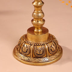 Brass Superfine Kamdhenu Long Lamp (33 Inch)