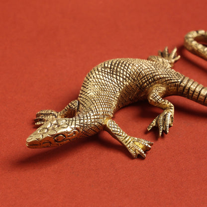 Brass Decorative Lizard (5 Inch)
