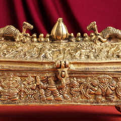 Brass Camel Jewellery Box (6 Inch)