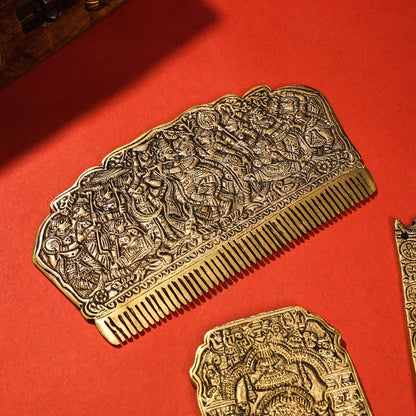 Brass Vintage Hair Comb