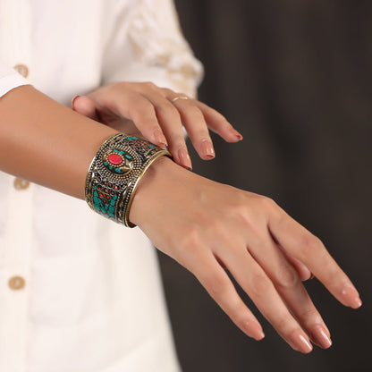 Brass Stone Bracelet