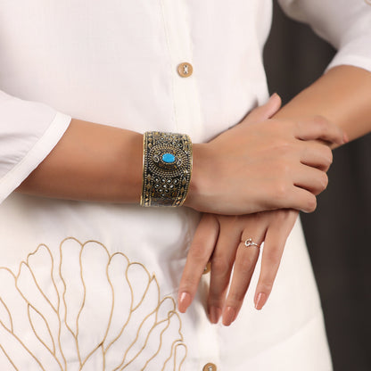 Brass Stone Bracelet