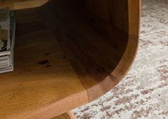 Marwar Solid Sheesham Wood Small coffee Table with Open Storage