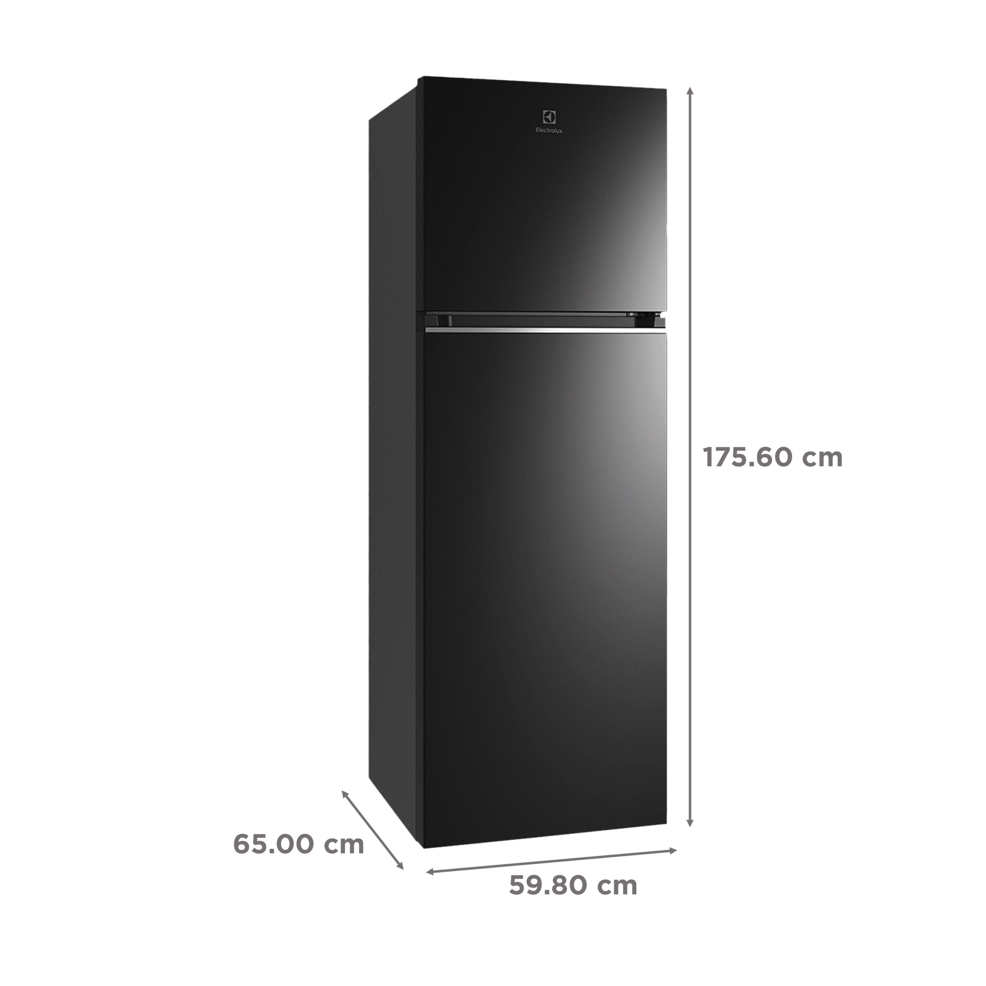 Electrolux UltimateTaste 300 341 Litres 2 Star Frost Free Double Door Refrigerator with Door Alarm (ETB3700K-H, Glossy Black Steel)
