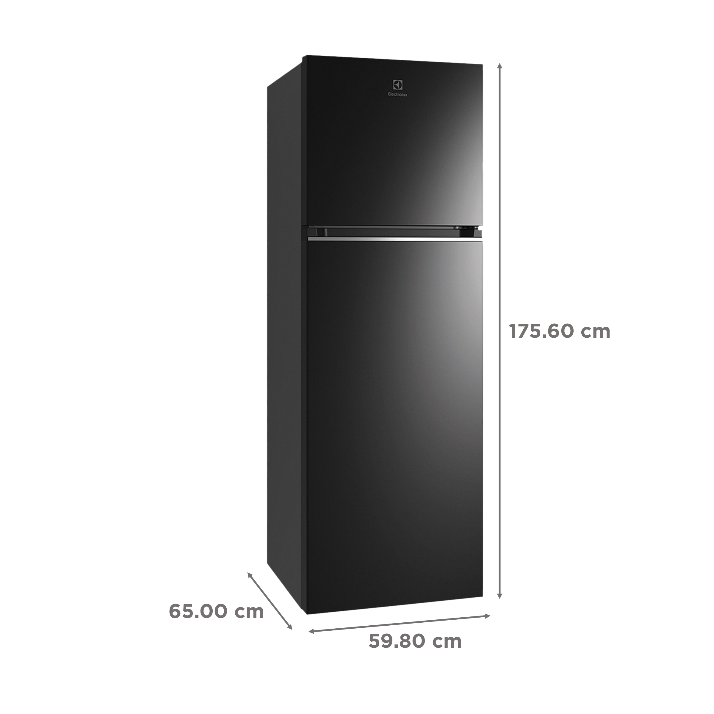 Electrolux UltimateTaste 300 341 Litres 2 Star Frost Free Double Door Refrigerator with Door Alarm (ETB3700K-H, Glossy Black Steel)