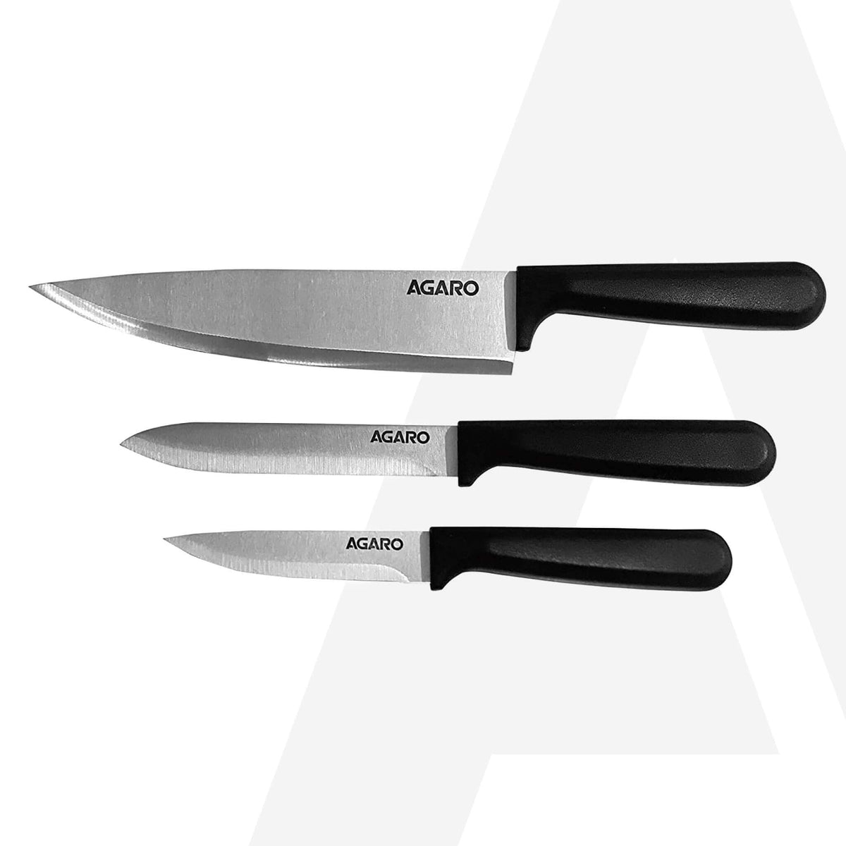 AGARO 3 Set Multifunction SS Knife - 1.8/1.2/1.2 mm