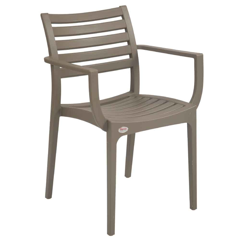 Supreme Empire Plastic With-Arm Chair