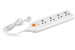 4 WAY Extension Board White