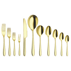 Stainless Steel Cutlery with Champagne Gold PVD Coating Gracy