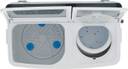 Panasonic 10 kg Semi Automatic Top Load Washing Machine White, Grey (NA-W100H6HRB)